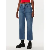 HUGO Jeans hlače Gilissi 50524883 Modra Straight Leg