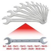 Classic komplet dvojnih viličastih ključev. 12-delni. 6x7-30x32mm 517.0125 ks tools