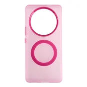 Silikonska futrola Magsafe FLURO COLOR Honor Magic 7 Lite ROZE