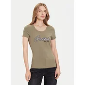 Guess Majica W5YI16 J1314 Zelena Regular Fit
