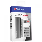 Memorija SSD 120Gb USB 3.1 Gen2 VX500 Verbatim 47441 blister