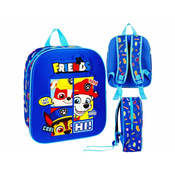 Paw Patrol Tačka na patrulji Mornarsko moder otroški 3D nahrbtnik za vrtec 32x27x11 cm