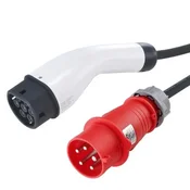 VEVOR Prenosni polnilec EV Tip 2 32A 736 kW 22 kW 75 m polnilni kabel črn
