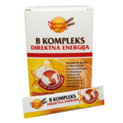 Natural Wealth B Kompleks Direktna Energija, 20 vrečk