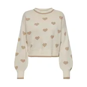 JDY Pulover JDYRomance bež/kremna