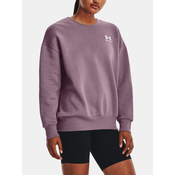 Under Armour Essential Flc OS Crew Purple Sweatshirt