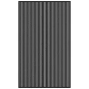 Vidaxl Predpražnik črtast črn in siv 90x150 cm