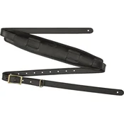 Fender Mustang Saddle Strap Black Black Pas za kitaro