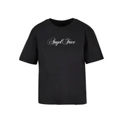 Womens T-shirt Angel Face black