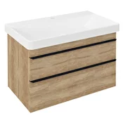 SITIA 2 predala Vanity Unit 75,6x50x44,2cm, hrast Alabama - Rjava - 75,6x50x44,1 cm - Sapho - SITIA - 24 - MDF/laminat - 756 - 500 - 442 - 14
