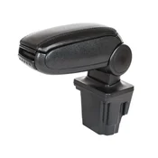 shumee Seat Leon II 05-12 naslon za roke SET ČRNO EKO USNJE + set za montažo