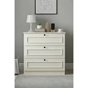 Hanah Home Komoda Mira, 78 x 78 x 43 cm, Bela