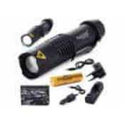AKU svetilka Bailong BL-1812, LED CREE XM-L T6 ZOOM E-012