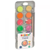 Boja vodena fi 30mm 12boja (8 metalik i 4 fluo tablete)+cetkica CMP 115A12FM