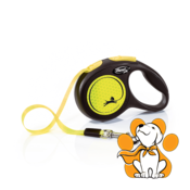Flexi Povodac Za Pse New Classic Neon Reflect, 3m, Do 12kg