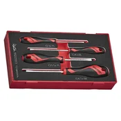 shumee SET PLOŠČATIH IZVIJAČEV TENG TOOLS TEAMD04N, 4 KOS.