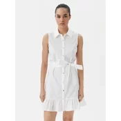 Gaudi Srajčna obleka 511BD15020 Bela Regular Fit