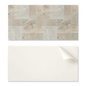 shumee Stenska dekoracija PVC plošča z vzorcem za sobo 120x60 cm, vzorec kamnitega mozaika