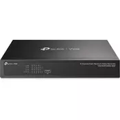TP-Link VIGI NVR1008H-8MP mrežni videosnimač (NVR) Crno