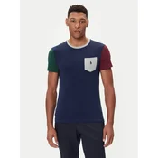 Polo Ralph Lauren Majica 710849543003 Mornarsko modra Custom Slim Fit