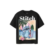 NAME IT Majica NKFAFTINA STITCH  opal / marelica / črna / bela