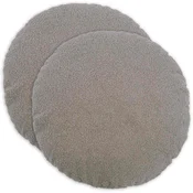 vidaXL Prevleka za blazino 2 pcs HEERLEN Svetlo siva O 40 cm Bouclé