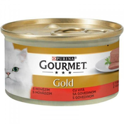 PURINA Gourmet Gold Vlažna hrana za macke govedina 85 g