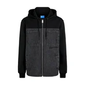 KARL LAGERFELD JEANS Prehodna jakna  črna / črn denim