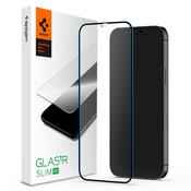 Spigen - Glas.TR Slim - iPhone 12 / 12 Pro - črna