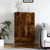 Vidaxl vidaXL Visoka omarica dimljen hrast 69,5x31x115 cm