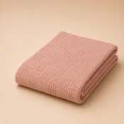 Frotirski prekrivac Lines 200x200cm-roze