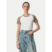 Guess Jeans Majica W6YI04 K3637 Bela Regular Fit