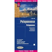 Reise Know-How Landkarte Peloponnese / Peloponnes (1:200.000)