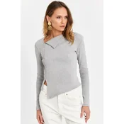 Cool & Sexy Ženska bluza Tf52, Siva