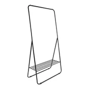 Črno kovinsko stojalo za oblačila 85x94x48 cm – Addis