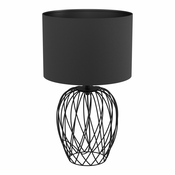 Eglo 43653 - Stona lampa NIMLET 1xE27/40W/230V crna