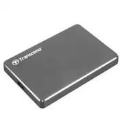 TRANSCEND trdi disk HDD EXT 1TB 25C3, 2,5, USB 3.0, kovinsko siv, aluminij (TS1TSJ25C3N)