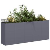 vidaXL Sadilnik Anthracite 200x40x80 cm Hladno valjano jeklo