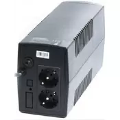 Gembird 850VA 510W AVR UPS 2 x Šuko output socket crni (EG-UPS-B850)