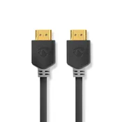 Nedis High Speed HDMI kabel z ethernetom Priključek HDMI Priključek HDMI 4K 60Hz ARC 18 Gbps 0 50 m Okrogla PVC antracit Škatla z okencem