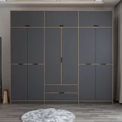 Hanah Home Garderober Elina-8910, 277x253x52 cm, Antracit