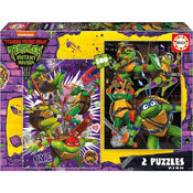 Educa - Puzzle 2x500 Ninja kornjace - 500 dijelova