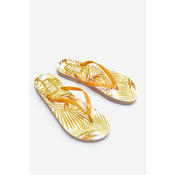 Womens Fashion Flip-Flops Big Star LL274819 yellow