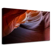 shumee Platno s tiskom Narava Antelope Canyon 80X50 cm
