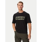 HUGO Majica Nerpient 50566041 Črna Regular Fit