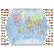 Ravensburger - Puzzle Political world Map II 2 - 1 000 kosov