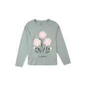 NAME IT Majica NKFVELDA pastelno zelena / puder / bela
