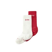 Nike Sportswear Nogavice rdeča / volneno bela