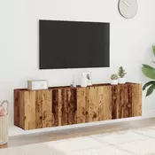Zidni TV ormarici 2 kom boja starog drva 80 x 30 x 41 cm