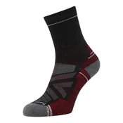 SMARTWOOL Športne nogavice Hike siva/antracit/temno rdeča